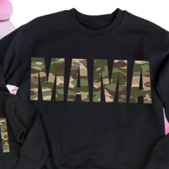 Camo MAMA Sweatshirt - Picture 1 of 1